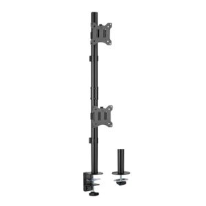 Brateck LDT57-C02V Vertical Pole Mount Dual-Screen Monitor Mount Fit