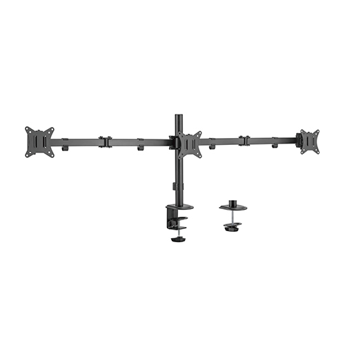 MABT-LDT66-C034.jpg Brateck LDT66-C034 Triple-Monitor Steel Articulating Monitor Mount Fit Most