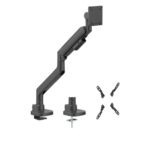 Brateck LDT87-C012-B Titan Heavy-Duty Gas Spring Monitor Arm Black