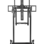 Brateck TTL14-68TW-BLK Deluxe Motorized Large TV Cart with Manual
