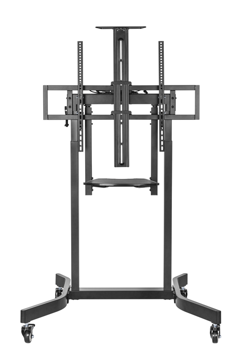 MABT-TTL14-68TW-BLK.png Brateck TTL14-68TW-BLK Deluxe Motorized Large TV Cart with Manual