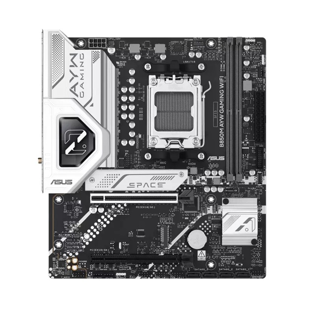 MBA-B850M-AYW-GM-WF.jpg ASUS B850M AYW GAMING WIFI AMD (AM5) Micro-ATX Motherboard