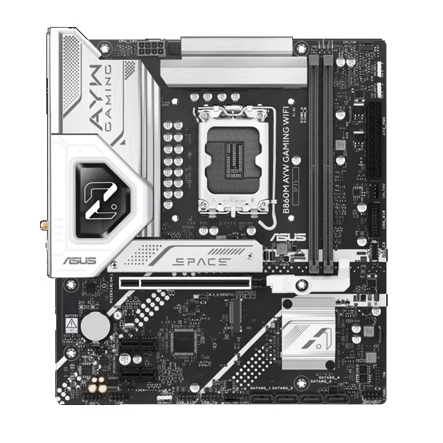 MBA-B860M-AYW-WF.jpg ASUS B860M AYW GAMING WIFI Micro-ATX Motherboard Up to 128GB DDR5 (2x
