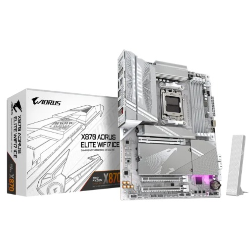 MBG-X870AELITEWF7ICE.jpg Gigabyte X870 A ELITE WF7 ICE 1.0 X870 AORUS ELITE WF7 ICE AMD AM5