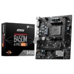 MSI B450M-A PRO MAX II AMD M-ATX Motherboard - AM4 Ryzen