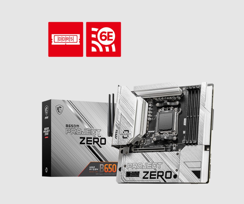 MBM-B650MPROJECTZERO.jpg MSI B650M PROJECT ZERO Motherboard