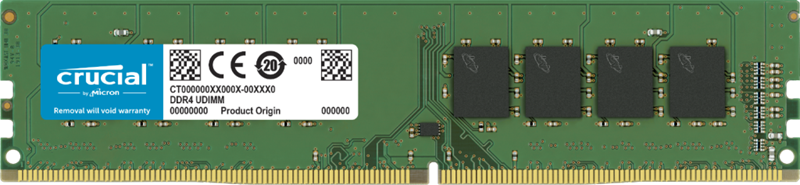 MED4-1X16G32FRA.png Micron (Crucial) CT16G4DFRA32A Crucial 16GB (1x16GB) DDR4 UDIMM 3200MHz CL22