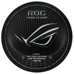 ASUS ROG COSMIC MAT II floor mat, black, 87% rubber, 13% polyester