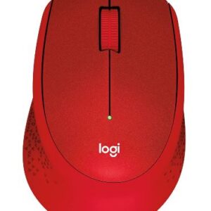 Logitech 910-004916 M331 SILENT PLUS Wireless Mouse RED DPI