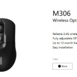 Rapoo M306 2.4 Wireless Optical Mice with Side FWD