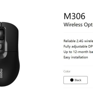 Rapoo M306 2.4 Wireless Optical Mice with Side FWD