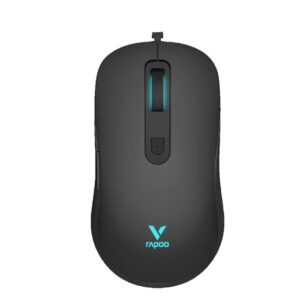 Rapoo V16 RGB Wired USB Optical 12800DPI Gaming Mouse Black