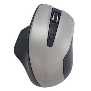 Verbatim 70242 Silent Ergonomic Wireless LED Mouse Graphite