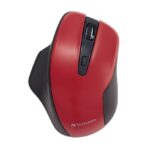 Verbatim 70243 Silent Ergonomic Wireless LED Mouse Red