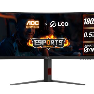 AOC CU34G4 34" WQHD Curved Monitor – 3440×1440@180Hz
