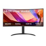 LG 34BQ65VA-B 34" UltraWide™ 100Hz WQHD Curved (1800R) Monitor