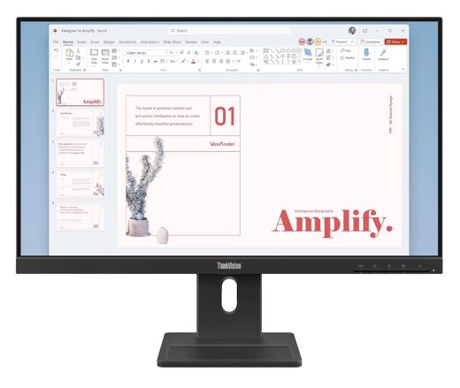 MNLEN-E24-40.jpg Lenovo 64BAMAR1AU ThinkVision E24-40 23.8"/24" 100Hz FHD IPS Monitor