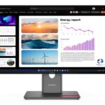 Lenovo 64B2GAR1AU ThinkVision P24Q-40 23.8"/24" QHD USB-C Docking Monitor