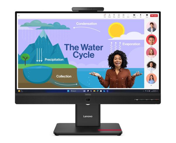 MNLEN-T24D-4V.jpg Lenovo 64B7UAR1AU ThinkVision T24D-4V 23.8"/24" FHD IPS Monitor 1920x1080