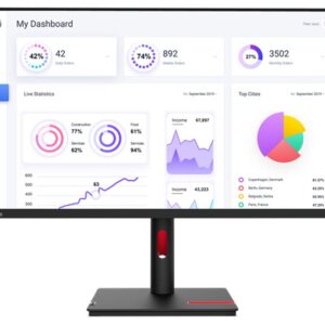 Lenovo 63D2GAR1AU ThinkVision T32p-30 31.5"/32" UHD Monitor IPS 4K