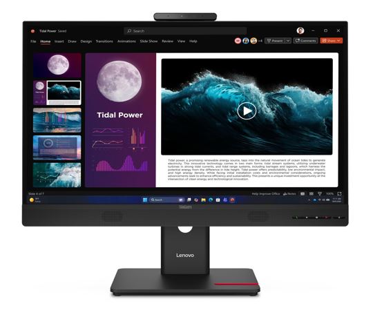 MNLEN-TIO27G6.jpg Lenovo 13LCGAR6AU ThinkCentre Tiny-in-One 27" 40-120Hz QHD Monitor 2560x1440