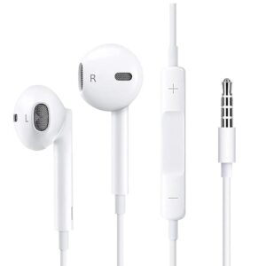 USP 6902957318839 Pisen Half-in-Ear 3.5mm Earphones - White