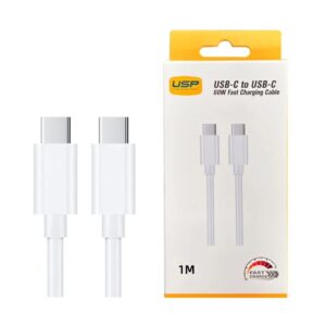 USP 6972475750596 60W USB-C to USB-C Mini Cable (1M)