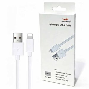 USP 6972475750602 Lightning to USB-A Mini Cable (1M) White