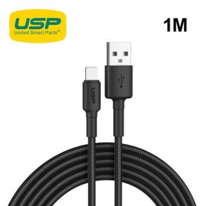USP 6972890207026 BoostUp Lightning to USB-A Cable (1M) Black