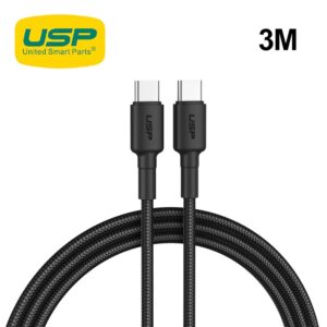 USP 6972890207071 BoostUp Cafule Braided USB-C to USB-C Cable