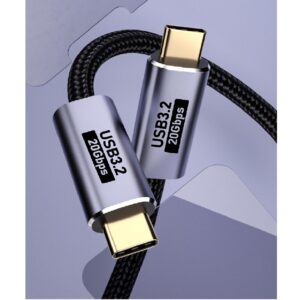 USP 6976552041058 BoostUp Cafule Braided USB-C to USB-C (3.2