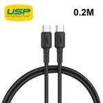 USP 6976552041171 BoostUp Braided USB-C to USB-C Cable (0.2M)