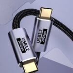 USP 6976552041201 BoostUp Cafule Braided USB-C to USB-C (3.2