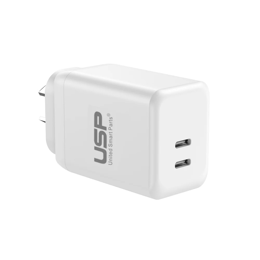 MPA-6976552041607.jpg USP 6976552041607 45W Dual Port USB-C PD GaN Fast
