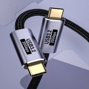USP 6976552042406 BoostUp Cafule Braided USB-C to USB-C (3.2
