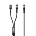 USP 6976552042499 Braided 2-in-1 USB-C to Lighting (27W) +