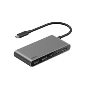 Belkin AVC022fqSGY Connect 5-Port USB-C Hub With Dual USB-C