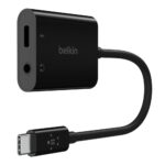 Belkin NPA004btBK RockStar 3.5mm Audio + USB-C PD Charge