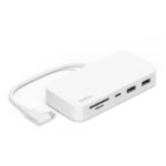 Belkin INC011btWH Connect USB-C 6-in-1 Multiport Hub with Mount