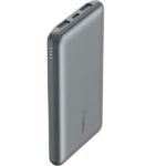 Belkin BPB011btGY BoostCharge 10k mAh Power Bank (Triple-Port)+USB-C
