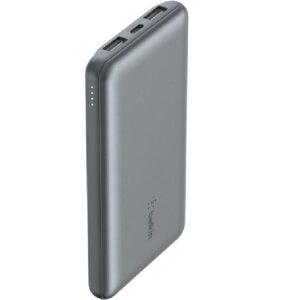 Belkin BPB011btGY BoostCharge 10k mAh Power Bank (Triple-Port)+USB-C