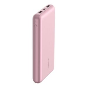 Belkin BPB012btPK BoostCharge Power Bank 20K (Triple-Port) - Pink