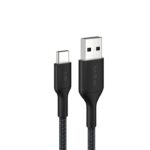 Belkin CAB022fq1MBK BoostCharge Pro Braided USB-C to USB-A Cable