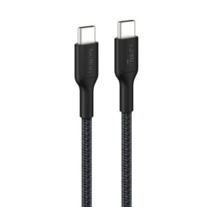 Belkin CAB025FQ1MBK BoostCharge Pro Braided USB-C to USB-C Cable