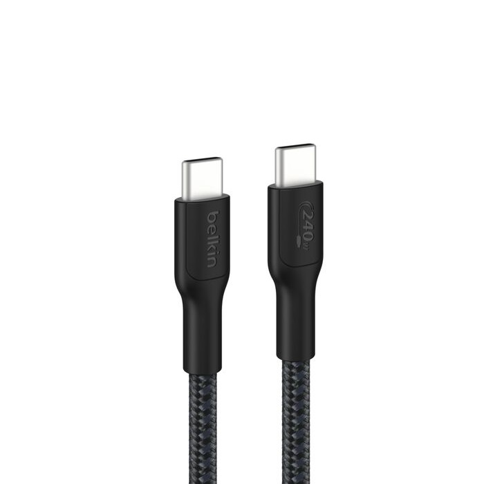 MPA-CAB025FQ3MBK.jpg Belkin CAB025fq3MBK BoostCharge Pro Braided USB-C to USB-C Cable
