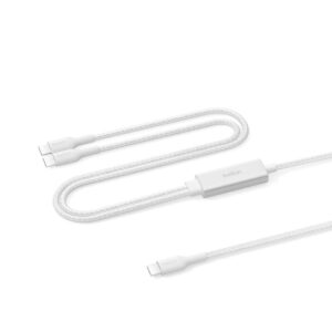 Belkin CAC004fq1.5MWH BoostCharge Pro Braided USB-C to Dual USB-C