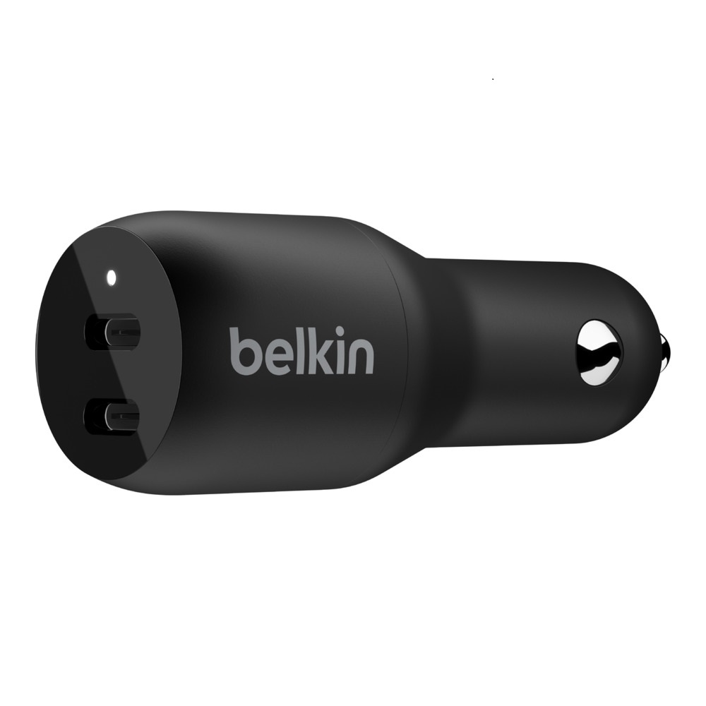 MPA-CC-36WBLK.jpg Belkin CCB002btBK BoostCharge Dual 36W USB-C Car Charger