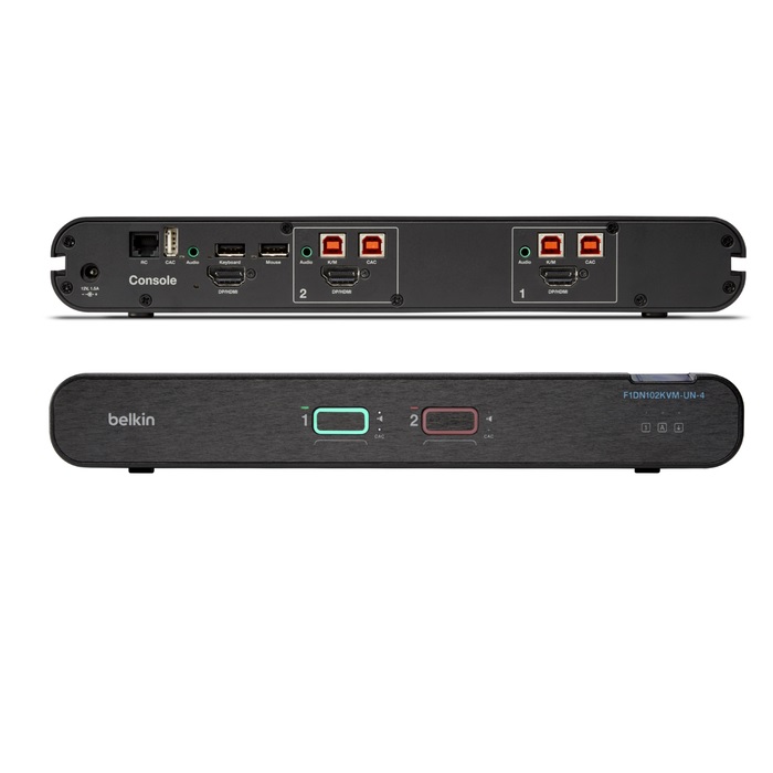 MPA-F1DN102KVM-UN-4.jpg Belkin F1DN102KVM-UN-4 Universal 2nd Gen Secure KVM Switch w