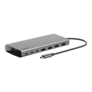 Belkin INC015BTSGY-CZ Connect Universal USB-C 8-in-1 Dual Display Core