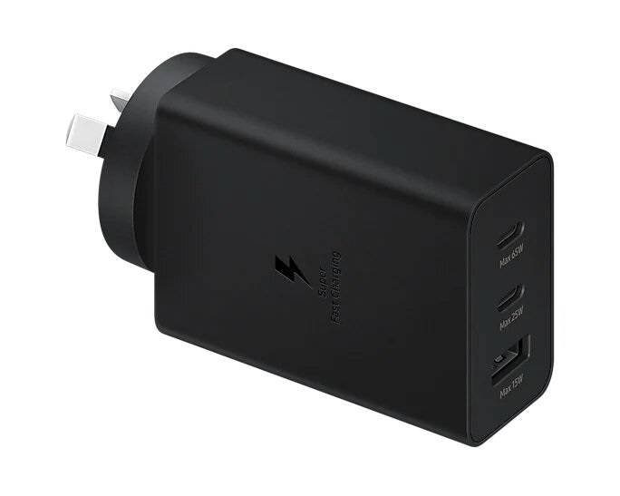 MPA-SG-65WWCT-BLK.jpg Samsung EP-T6530NBEGAU 65W PD Power Adapter Trio - Black(